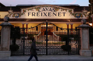 FILE PHOTO: View of the entrance of Freixenet, a Cava producer, in Sant Sadurni d'Anoia, near Barcelona