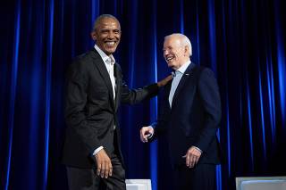 President Joe Biden, ex-presidents Barack Obama, Bill Clinton hold election fundraiser