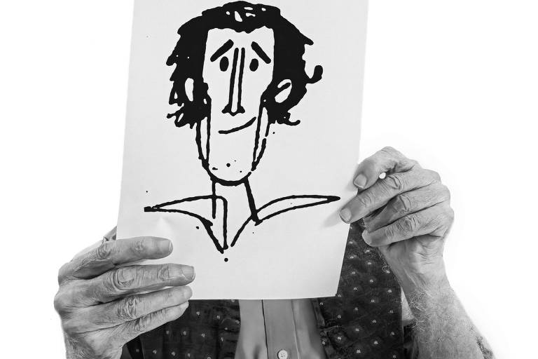 Confira retratos de cartunistas feitos por Paulo Vitale