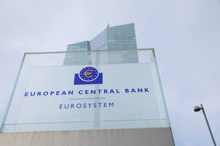 FILE PHOTO: European Central Bank (ECB) headquarters in Frankfurt