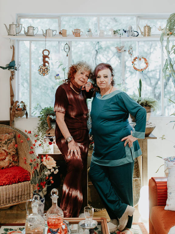 Sonia Massara, de 86 anos, e Gilda Bandeira de Mello, de 82, as Avós da Razão, em 2024