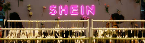 A view of a Shein pop-up store at a mall in Singapore April 4, 2024. REUTERS/Edgar Su ORG XMIT: PPPESU811