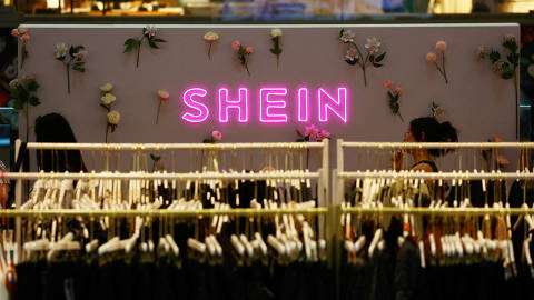 A view of a Shein pop-up store at a mall in Singapore April 4, 2024. REUTERS/Edgar Su ORG XMIT: PPPESU811