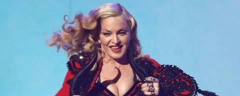 Madonna performs 