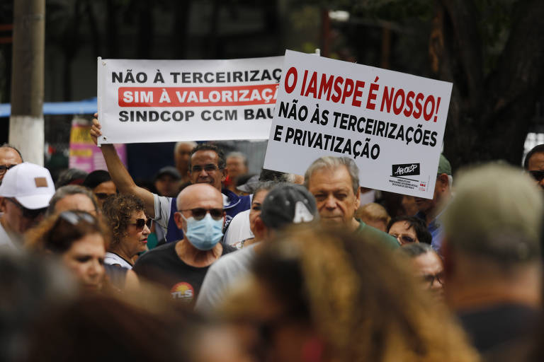 Ato em defesa ao Hospital do Servidor Público Estadual de São Paulo