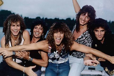 Fotografia que integra o documentário 'Thank You, Goodnight: A História de Bon Jovi'