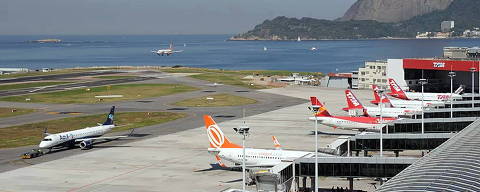 Rio , Aeroporto Santos Dumont terá aumento de fluxo de viagens  Foto: Divulgação /  Infraero