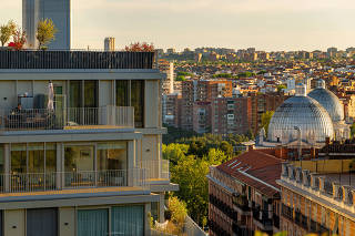 Apartments in Madrid, Spain, on April 17, 2024. (Emilio Parra Doiztua/The New York Times)