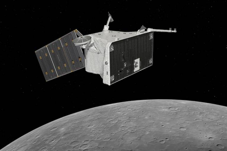 A BepiColombo deve fazer sua aproximação final ao planeta Mercúrio em 2025