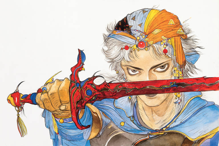 Veja obras de Yoshitaka Amano, design da franquia 'Final Fantasy'
