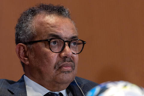 Director-General of the World Health Organisation (WHO) Dr. Tedros Adhanom Ghebreyesus attends the World Health Assembly at the United Nations in Geneva, Switzerland, May 21, 2023. REUTERS/Denis Balibouse ORG XMIT: PPP-DBA22