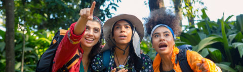 'Trilha para as Estrelas' conta a história de Kellen, Cris e Cláudia, interpretadas pelas atrizes Lilian Regina, Arami Argüello e Vicka Matos