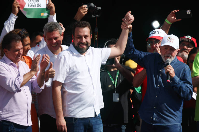 Lula pede voto em Boulos depois de pesquisas mostrarem que eleitor desconhece apoio