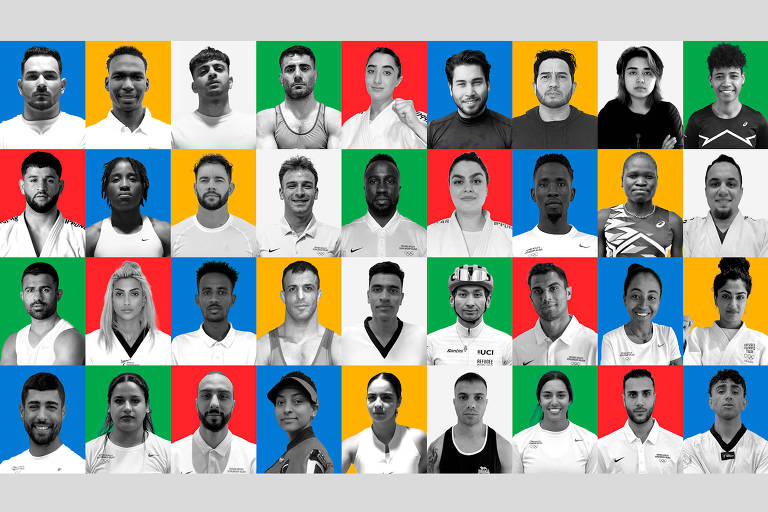 Equipe olímpica de refugiados terá 36 atletas de 11 países em Paris 2024