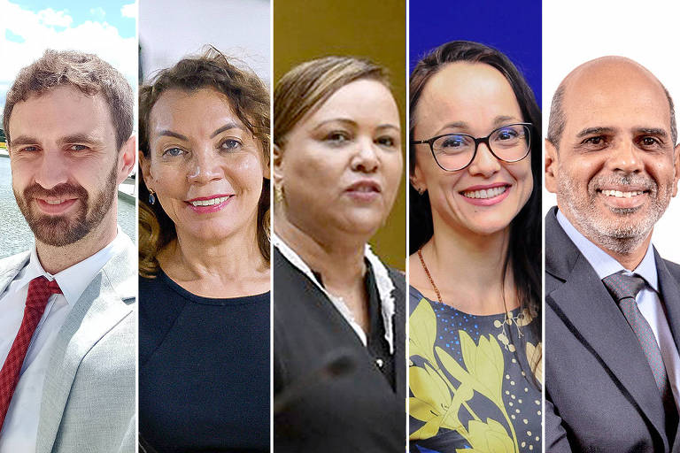 Seguindo da esquerda para direita >>>  Danilo Bertazzi, Elizabeth Hernandes, Cláudia Trindade, Mariana Pires Dias e Carlos Travassos