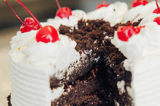 A Black Forest cake made by Natasha Laggan in Davie, Fla., April 23, 2024. (Alfonso Duran/The New York Times)