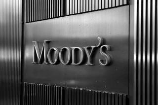 FILE PHOTO: Signage is seen outside the Moody's Corporation headquarters in Manhattan, New York