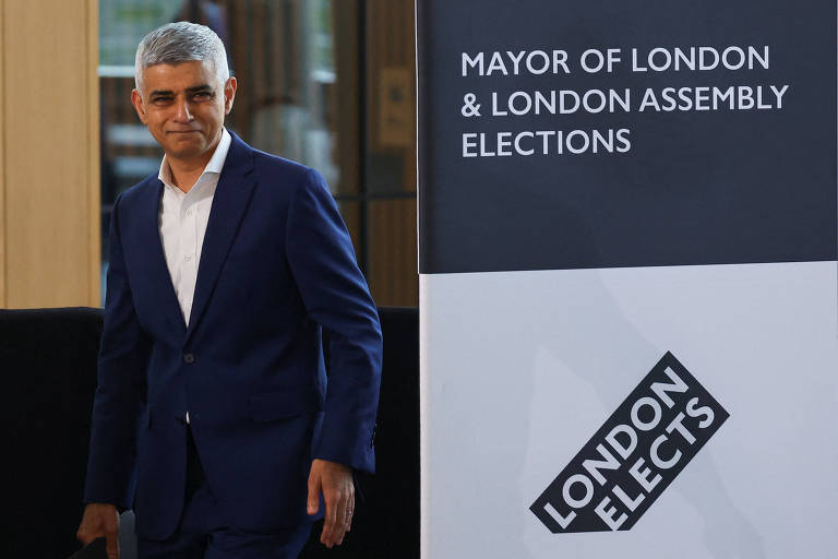 Sadiq Khan é reeleito prefeito de Londres para terceiro mandato