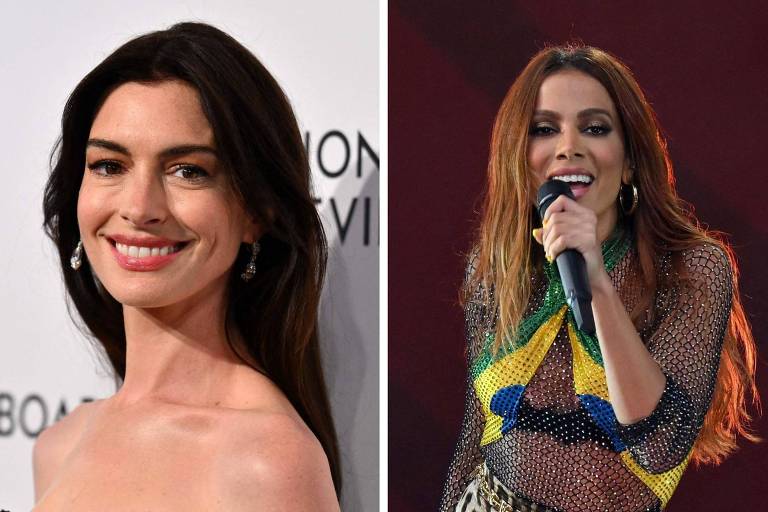 Anne Hathaway cita Anitta como referência de artista latina