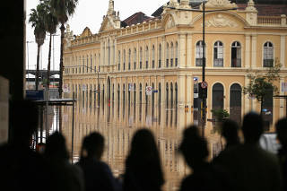 Flooding due to heavy rains in Porto Alegre in Rio Grande do Sul
