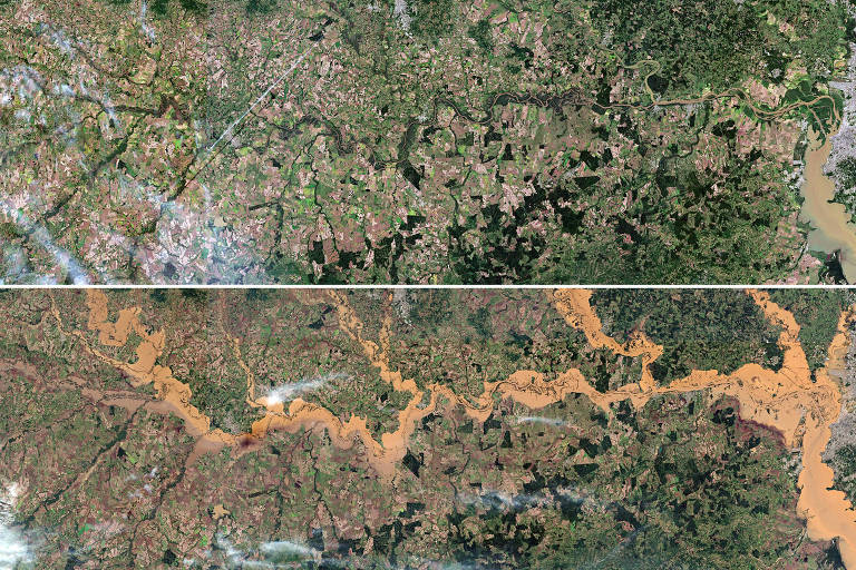 Imagens mostram impacto da cheia histórica no Rio Grande do Sul