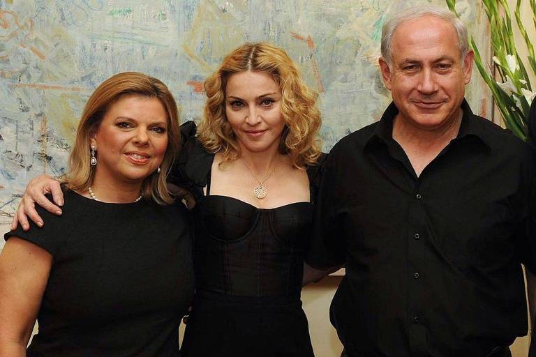 Advogado de Bolsonaro que foi ao show de Madonna posta foto dela com Netanyahu e diz que cantora é 'amiga de Israel'