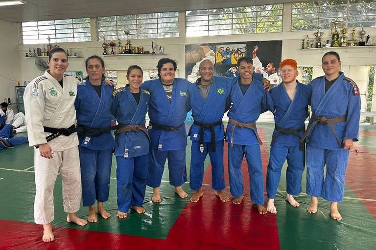 Judocas classificados para a Paralimpíada de Paris se preparam em centro esportivo da Prefeitura