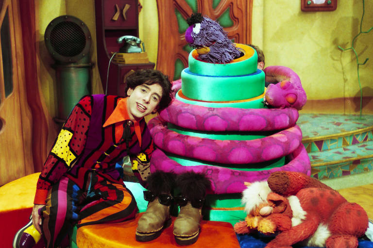 Personagens na entrada do Castelo