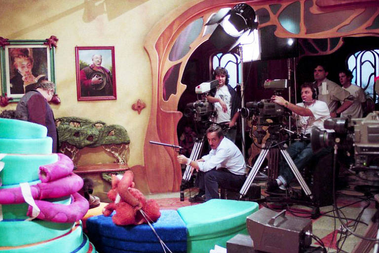 Equipe de gravação do Castelo