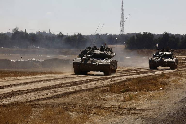 Exército de Israel divulga vídeo de tanques entrando em Rafah; veja