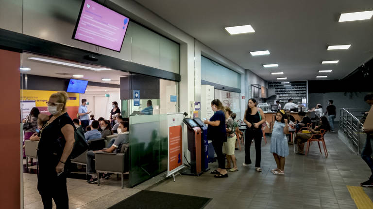 Imagem do pronto atendimento do hospital Beneficência Portuguesa, na Bela Vista, região central de São Paulo