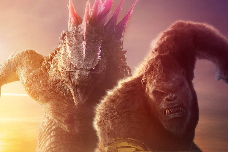 Cartaz de divulgação de 'Godzilla vs. Kong: O Novo Império'