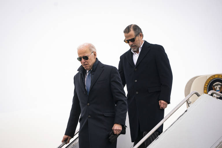 O filho de Biden: Hunter Biden é alvo de republicanos desde a campanha passada e, durante o mandato do pai, continua nos holofotes. Hunter foi acusado de fraude fiscal em dezembro passado, e o presidente é acusado por republicanos de usar o governo para atrapalhar investigações contra o filho