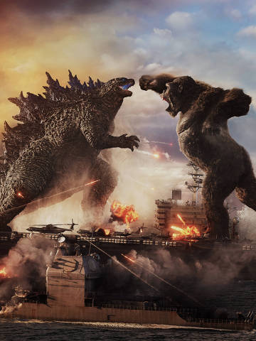 Cena do filme 'Godzilla vs. Kong', dirigido por Adam Wingard