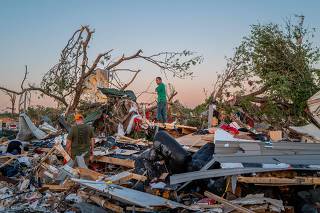 Oklahoma Town Of Barnsdall Hit By Deadly Tornado