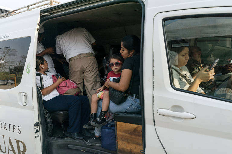 México força imigrantes a viajar para o sul, longe da fronteira com os EUA