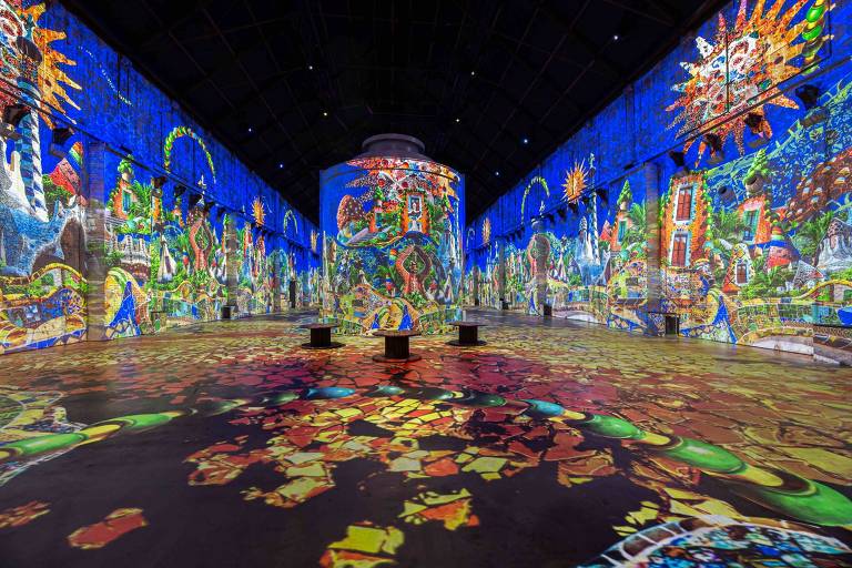 Exposição imersiva "Klimt e Gaudí, o Impossível Existe"