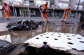 Limpeza ruas Porto Alegre