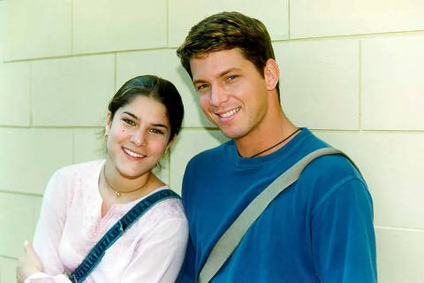 Priscila Fantin foi Tati  e Mario Frias como Rodrigo Chaves em Malhação 1999