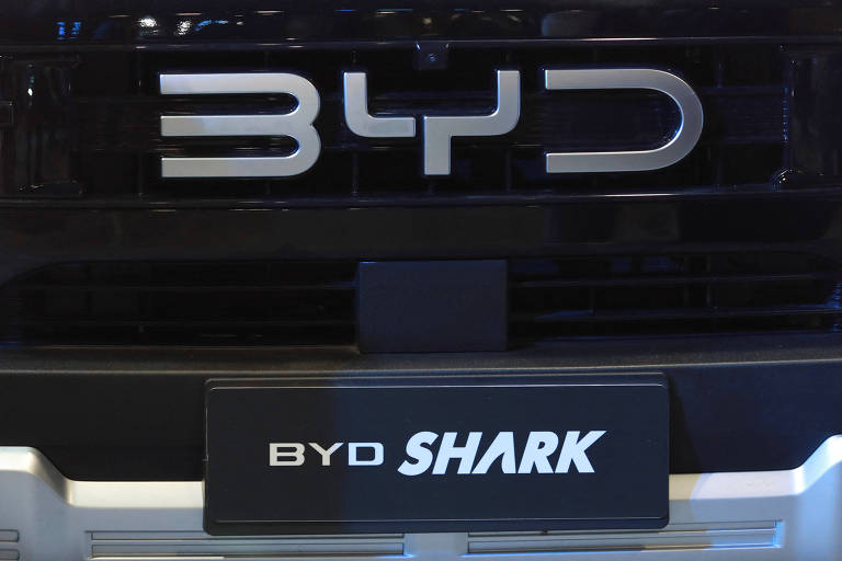 BYD Shark em evento de lançamento no México.