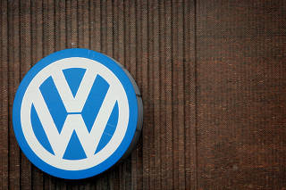 FILE PHOTO: Volkswagen's logo