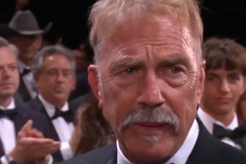 Kevin Costner chora ao ser aplaudido no Festival de Cannes pelo filme 'Horizon: An American Saga'