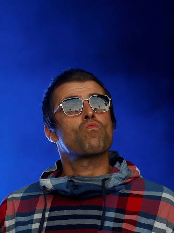 FILE PHOTO: Liam Gallagher performs on the Pyramid stage during Glastonbury Festival in Somerset, Britain June 29, 2019. REUTERS/Henry Nicholls/File Photo ORG XMIT: FW1