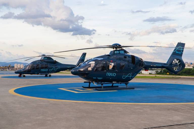 Revo tem como destaque o transporte individual por helicóptero em rotas definidas