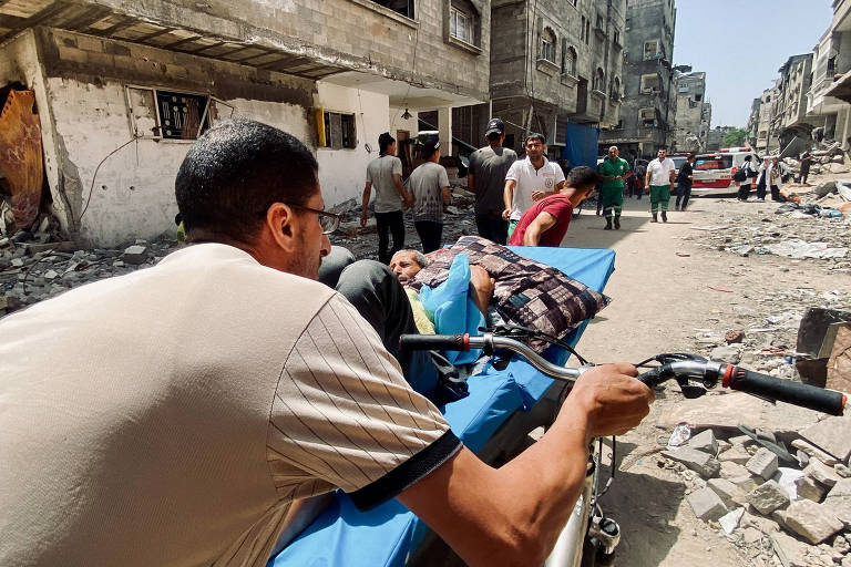 Míssil fere brasileiro-palestino em Gaza