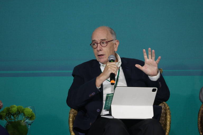 Pedro Parente, ex-presidente da Petrobras e ex-ministro da Casa Civil, discursa na Converge Capital Conference, em São Paulo