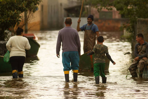 Chuva forte deixa região sul do RS em alerta para risco de novas inundações