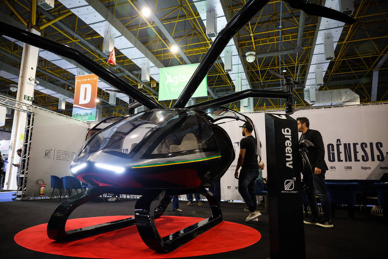 Veja fotos de carros voadores expostos na Expo eVTOL