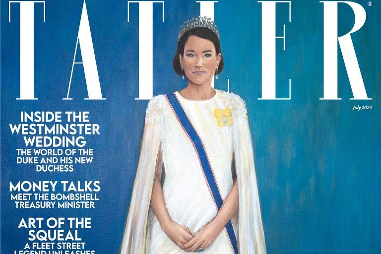 Retrato da Princesa de Gales Kate Middleton