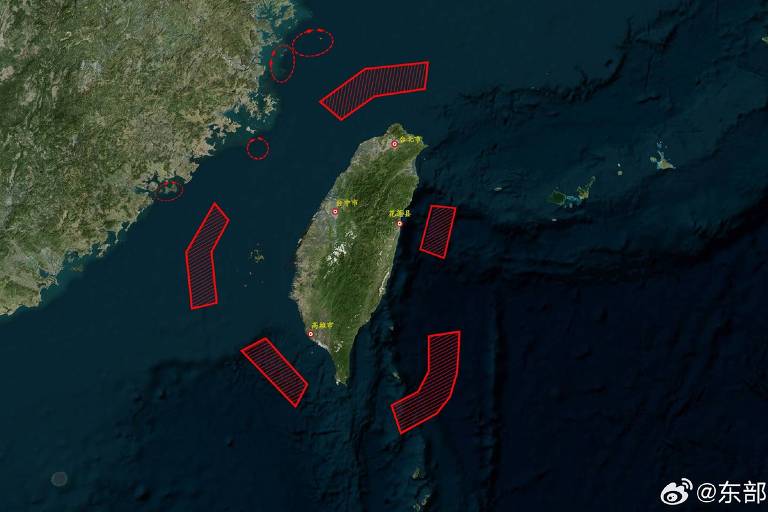 China encerra exercícios militares que simularam cerco a Taiwan